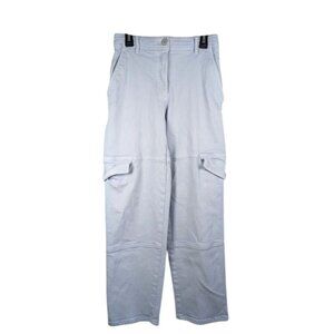 Aritzia Wilfred Free Cargo Pants Womens Size 00 Corduroy Relaxed Baggy Mid Rise‎